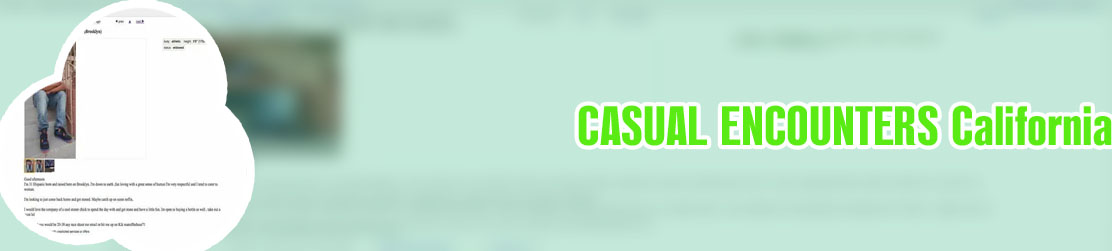 Casual encounters personals