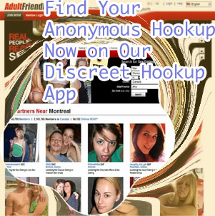 Hookup sites anonymous