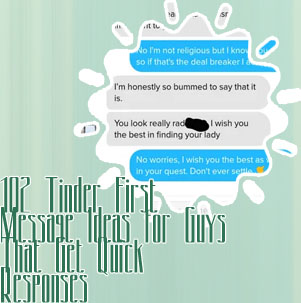 Tinder first message